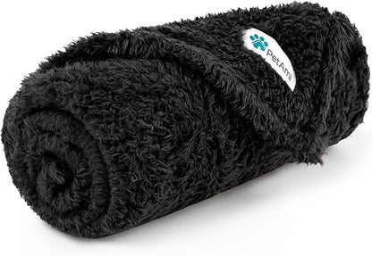 PetAmi Dog Blanket for Small Dogs Black 24x32