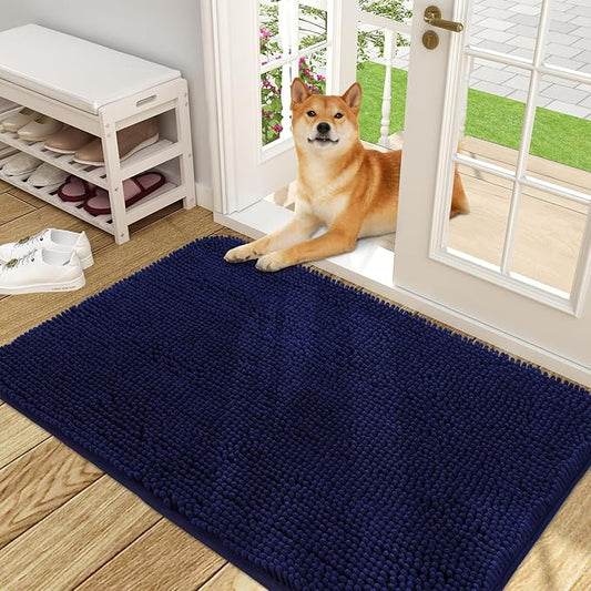 OLANLY Dog Door Mat for Muddy Paws 48x30