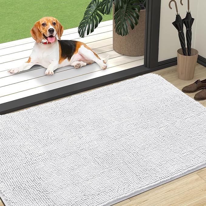 OLANLY Dog Door Mat for Muddy Paws 47x32