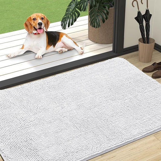 OLANLY Dog Door Mat for Muddy Paws 47x32