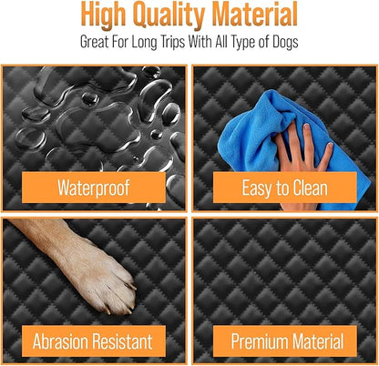 Bobby's Moment Back Seat Extender for Dogs – Durable Hard Bottom Car Seat Cover for Dogs & Pets