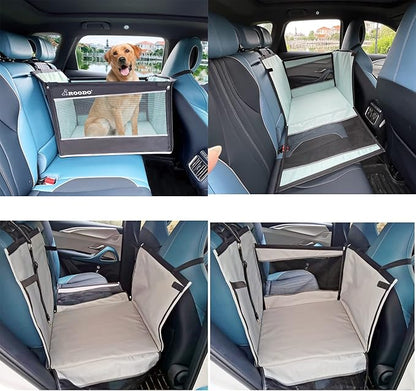 ROODO Dog Car Seat for Large Medium Dogs