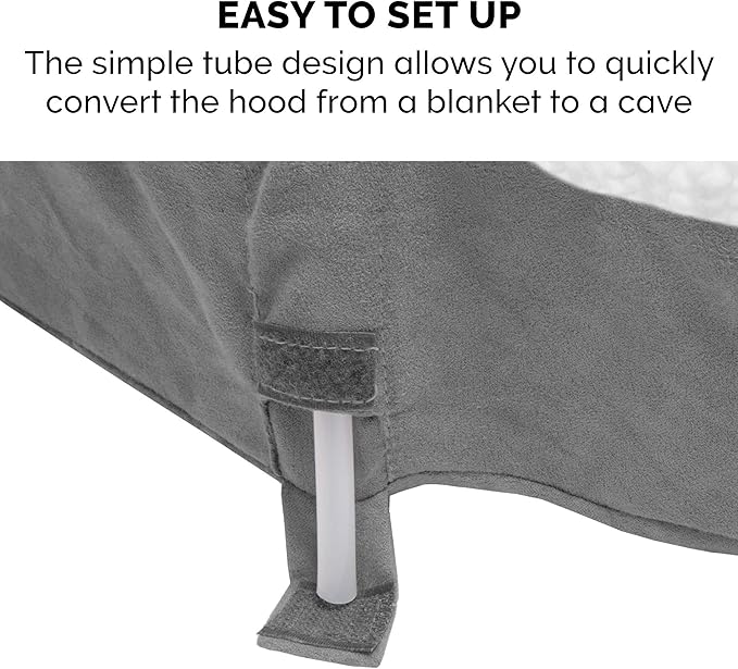 Furhaven 26" Round Cooling Gel Dog Bed for Medium/Small Dogs w/ Removable Washable Cover 30 lbs 26-inch