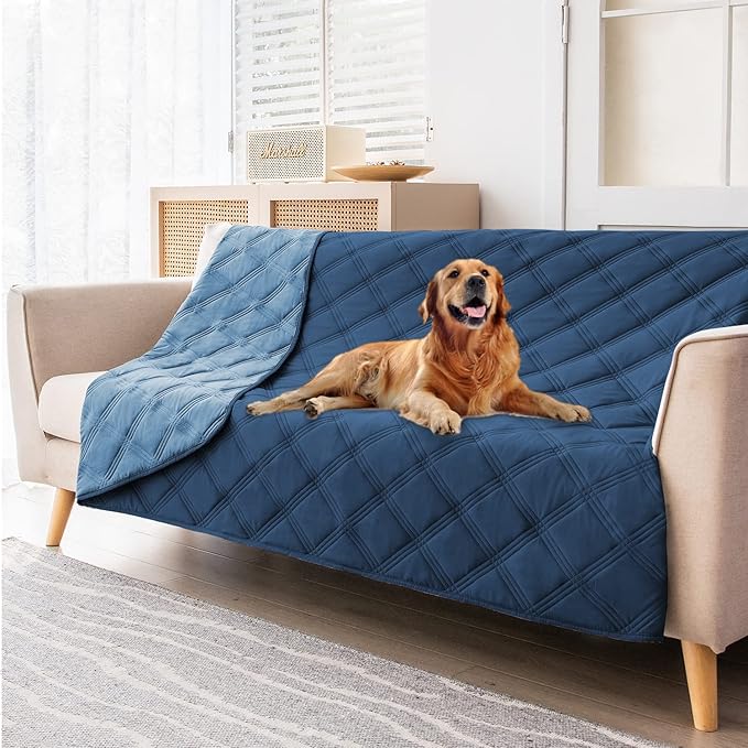 SUNNYTEX Waterproof & Reversible Dog Bed Cover Sofa, Couch Cover Furniture Protector for Pets,(82 * 102")