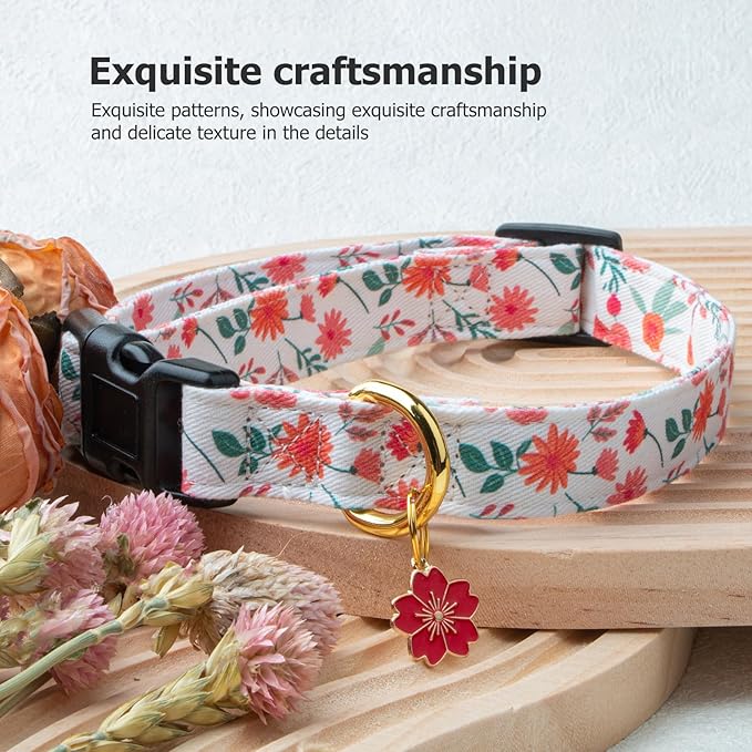 Cotton Handmade Dog Collar Cute and Distinctive Patterns