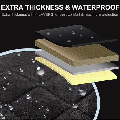 AsFrost Dog Seat Cover Cars Trucks SUVs 600D Heavy 2 Pack