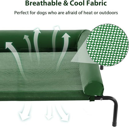RRPETHOME Large Elevated Cooling Dog Bed