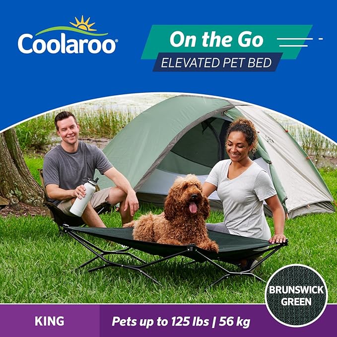 Coolaroo On The Go Cooling Elevated Dog Bed
