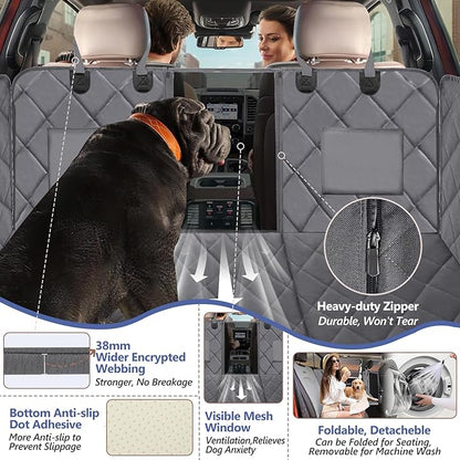 Back Seat Extender for Dogs Truck-Large Space 400lbs, Sturdy
