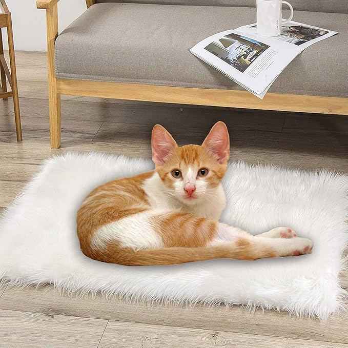 Fluffy Small Dog Cat Bed Mat