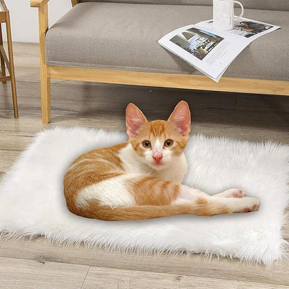 Fluffy Small Dog Cat Bed Mat