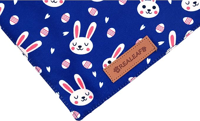 Realeaf Easter Dog Bandanas 2 Pack