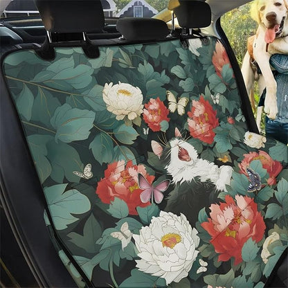 AFPANQZ Flowers Cat Dog Cat Seat Cover Bucket