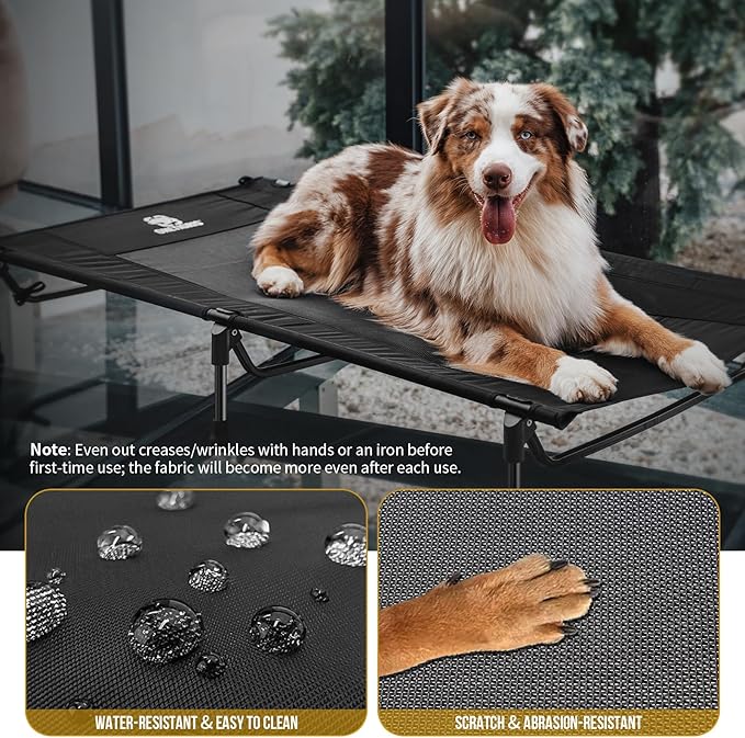 OneTigris Elevated Dog Bed for Large Dogs