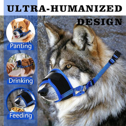 Dog Muzzle (Circumference:5.3''-7.5''in))