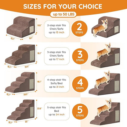 Dog Steps for Bed 2-Step Dog