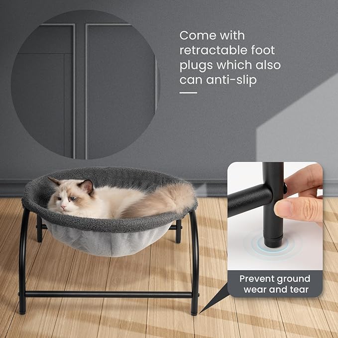 Cat Bed Dog Bed Pet Hammock Bed Cat Sleeping Cat Supplies Pet Supplies Whole Wash Stable 16.9 in 16.9 in 9.5 in