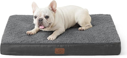 Bedsure Medium Dog Bed for Medium Dogs 35lbs, Dark
