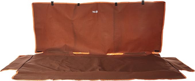 Pet Life ® Open Road Mess-Free Back Seat Safety Car Seat Cover Protector for Dog