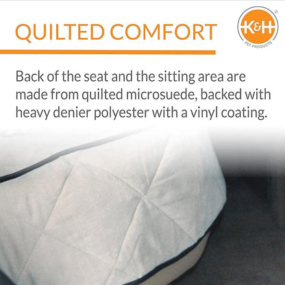 K&H Pet Products Deluxe Car Seat Saver Gray Full Size 57 Inches