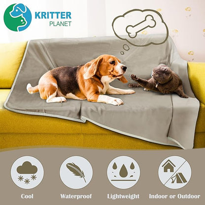 Kritter Planet Waterproof Cooling Dog Mat 50 x 60 inch,