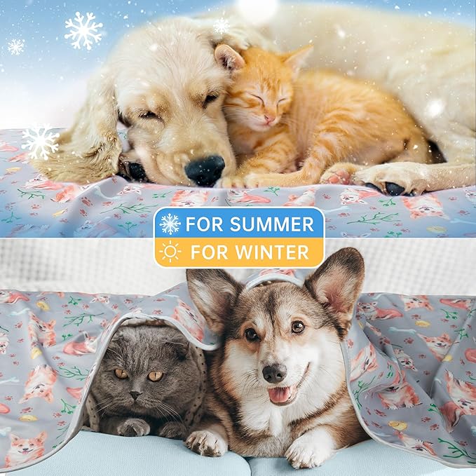 Leekalos Washable Dog Cooling Mat