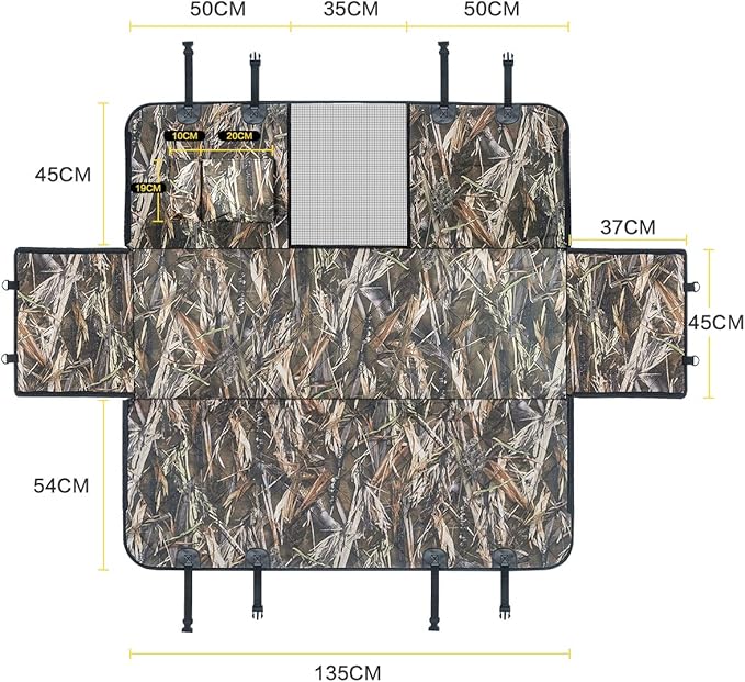 Dog Car Seat Cover for Back Seat