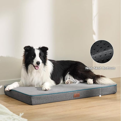 Bedsure Memory Foam Dog Bed for Large Dogs