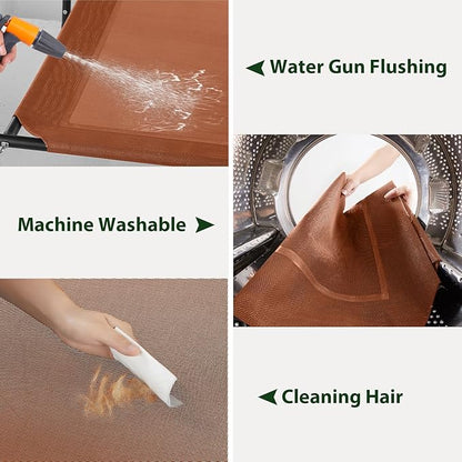 RRPETHOME Large Elevated Cooling Dog Bed