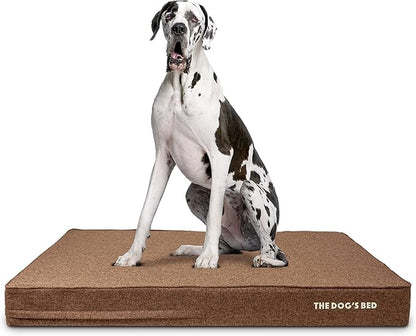 The Dog’s Bed Orthopedic Memory Foam Dog Bed 2XL Brown 54x36, Pain