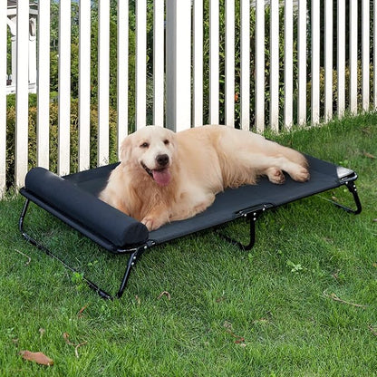 ABE Outdoor Dog Bed,Dog Cot,Dog Beds Large Sized Dog,Raised Dog Bed,Cooling Dog Bed,Elevated Dog Bed,Outside Dog Bed Off Ground,Outdoor Pet Bed (X-Large)