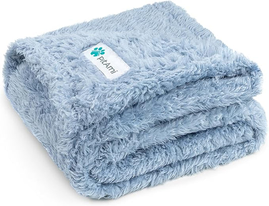 PetAmi Dog Blanket for Small Medium Dogs Blue 29x40