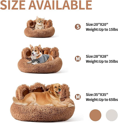 Calming Cat & Dog Bed (35”)