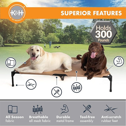 K&H Pet Products Elevated Outdoor Dog Cot Bed