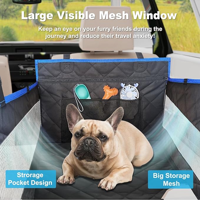 Back Seat Extender for Dogs 600D Heavy