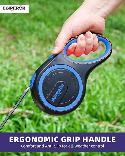 Emperor Pets 26 ft Retractable Leash Large Dogs 110lb, Heavy 26 ft -BL26