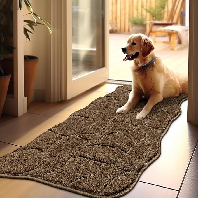 Large Dog Door Mat for Muddy Paws 24x59 Absorbent