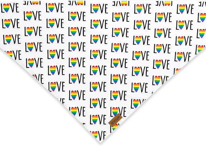 Rainbow Dog Bandanas 2 Pack