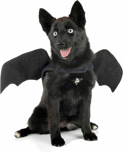 Halloween Costumes for Dogs, Bat Wings for Pets, Cute Apparel Cosplay Party Decoration for Small Dog