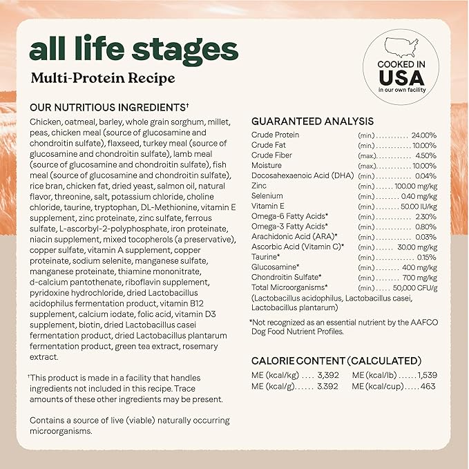 Canidae All Life Stages Multi-Protein Recipe with Chicken, Turkey, Lamb, and Fish – High Protein Premium Dry Dog Food for All Ages, Breeds, and Sizes– 5 lbs.