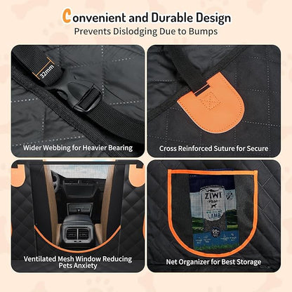 Dog Car Seat Cover for Back Seat