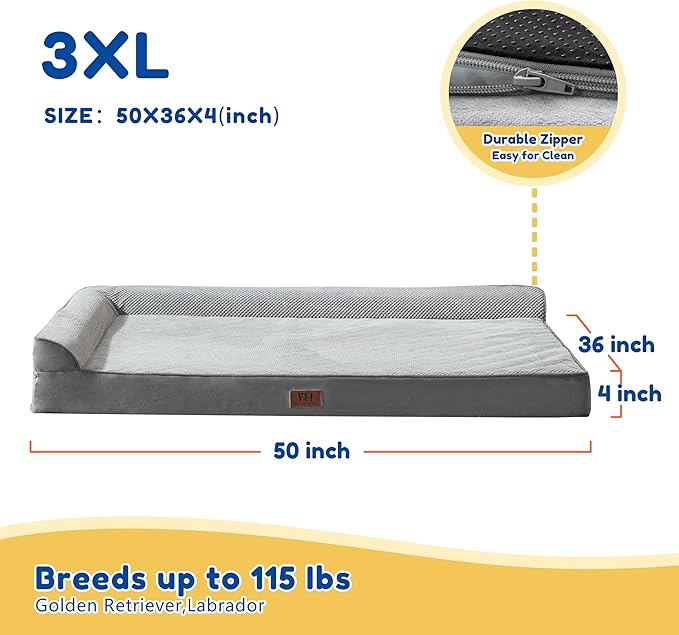 Orthopedic Dog Beds Big Large Sized Dog