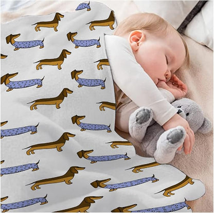 Dachshund Dog Blankets Puppy Blanket 30x40 in