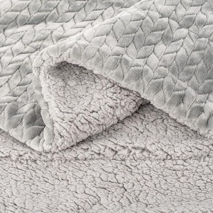 Fuzzy Blanket or Fluffy Blanket for Baby Girl or boy (40" x 48", MD-Light