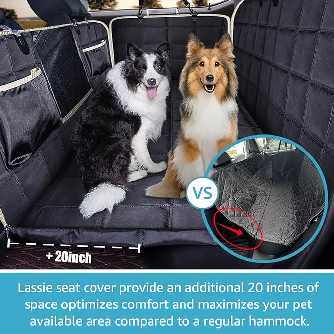 Lassie Truck Back Seat Extender for Dogs F150, Ram 1500,Chevy Silverado,