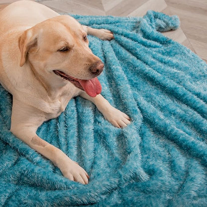 MACEVIA Fluffy Fleece Dog Blankets (40x60 Inch,