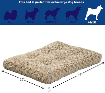 MidWest Homes for Pets Deluxe Dog Beds 1-Year Warranty, 46.0" L 28.0" W 3.0" Th