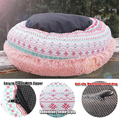 Puppy Beds for Small Dogs Washable19 Inches Pink 10 lbs