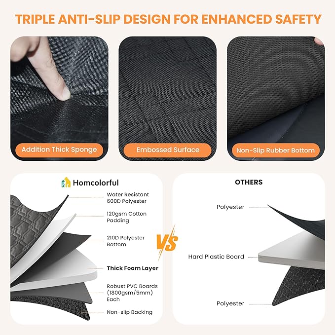 Dog Backseat Extender Hard Bottom