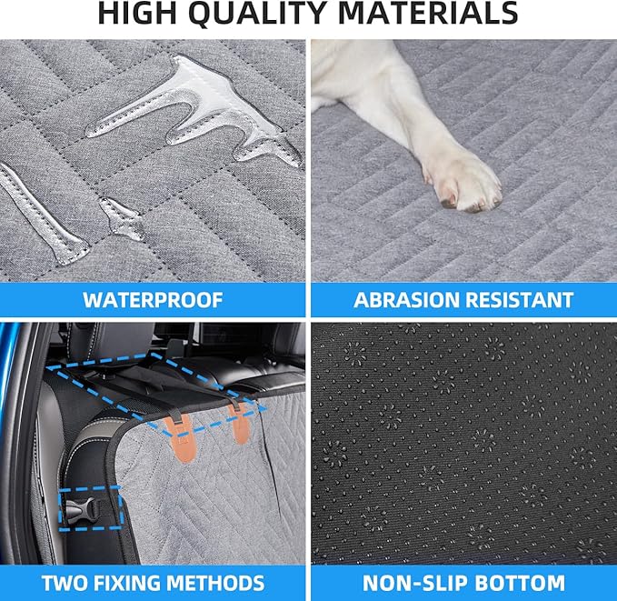 ABE Dog Car Seat Cover for Back Seat F150 & F150)